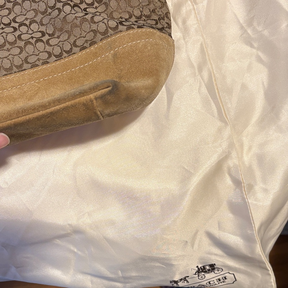 Brown Patterned Shoulder Bag - image 3